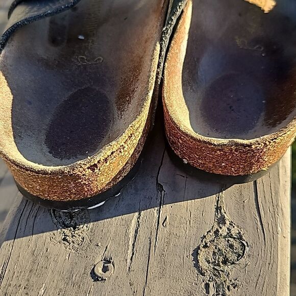 Birkenstock Arizona Black leather sandals size 44 / M 11 main image 7